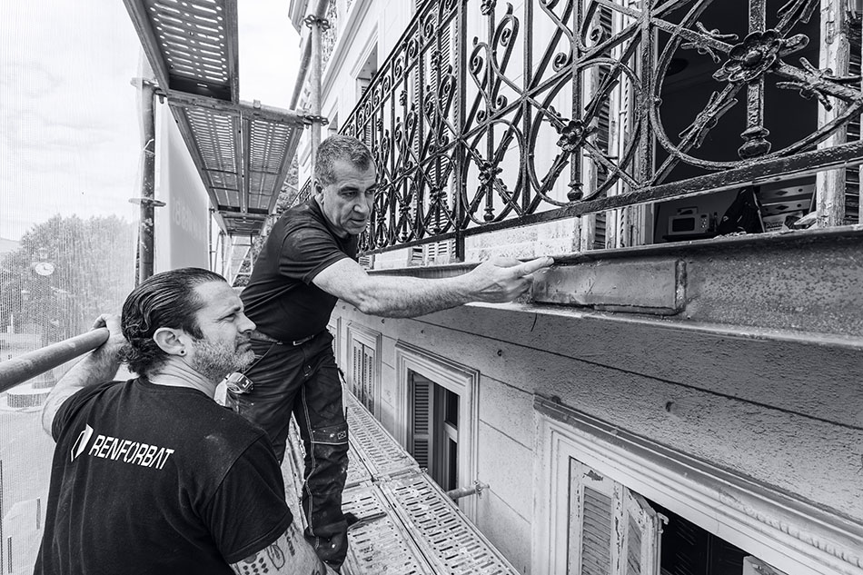 Renforcement de balcons