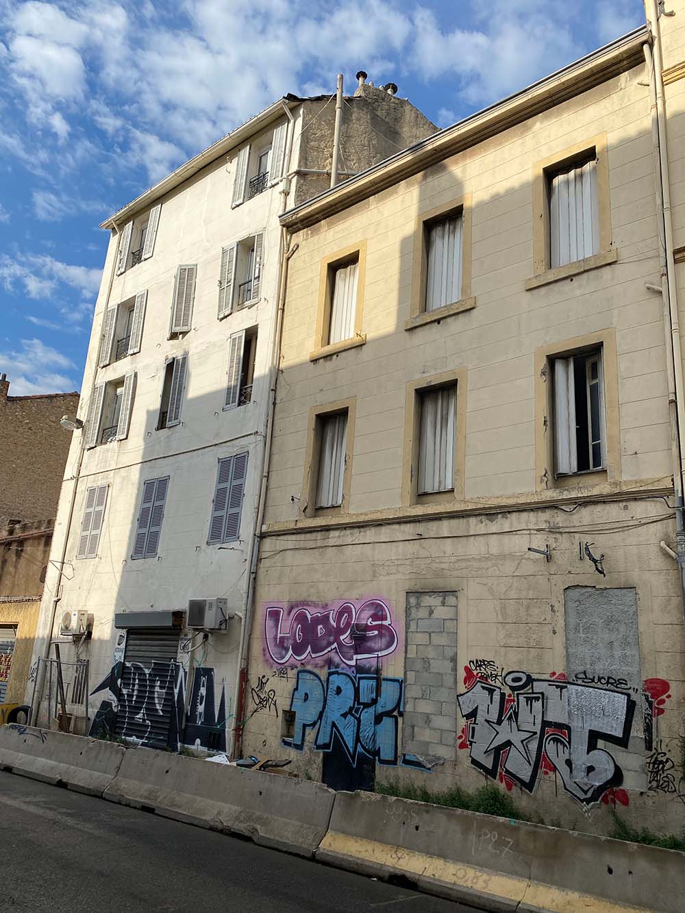 immeubles vieillissants sous arrêté de péril par la ville de Marseille